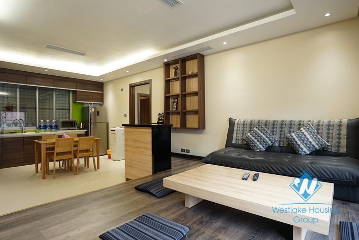 A stylish and modern 2 bedroom apartment for rent on Lieu Giai, Ba Dinh